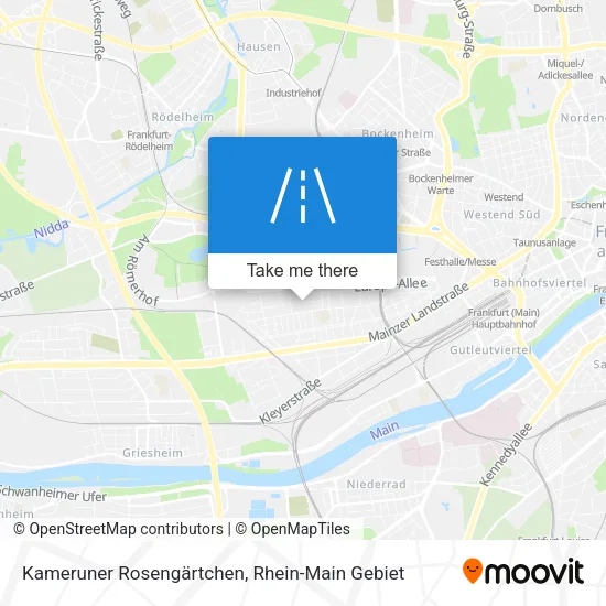 Карта Kameruner Rosengärtchen