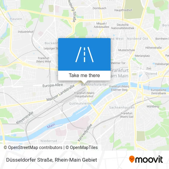 Карта Düsseldorfer Straße