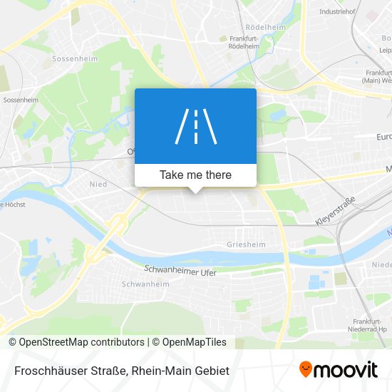 Froschhäuser Straße map