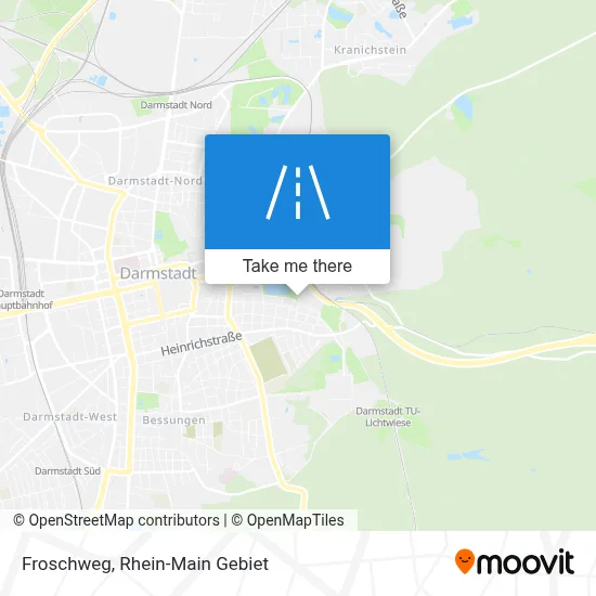 Froschweg map
