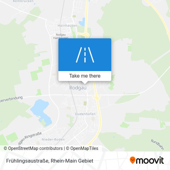 Frühlingsaustraße map
