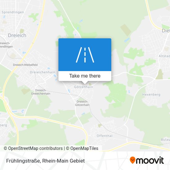 Frühlingstraße map