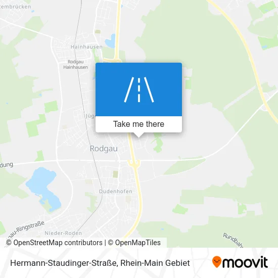 Карта Hermann-Staudinger-Straße
