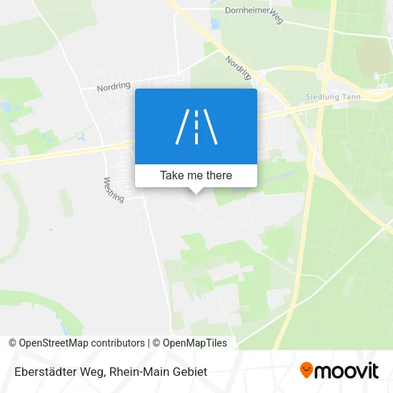 Карта Eberstädter Weg