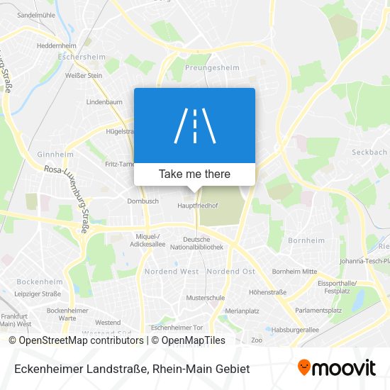 Eckenheimer Landstraße map