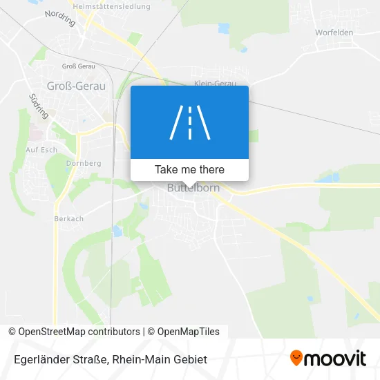 Карта Egerländer Straße
