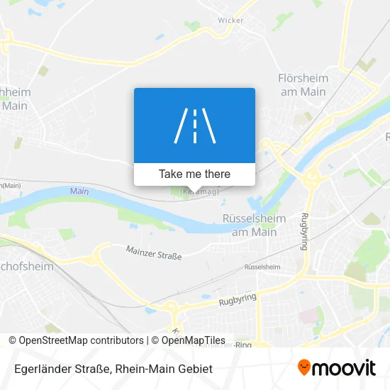 Карта Egerländer Straße