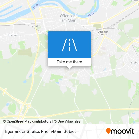 Карта Egerländer Straße