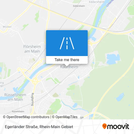 Карта Egerländer Straße