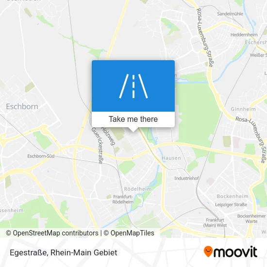 Карта Egestraße