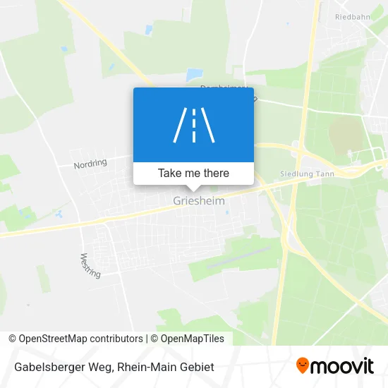 Карта Gabelsberger Weg