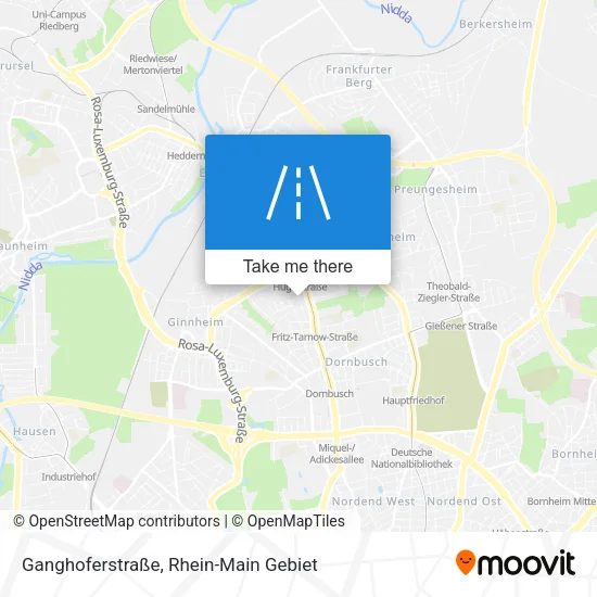 Карта Ganghoferstraße