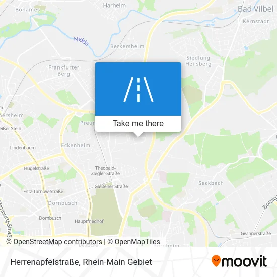 Карта Herrenapfelstraße