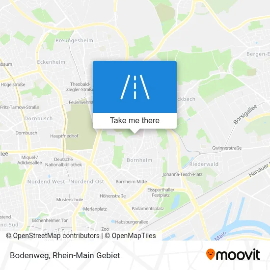 Bodenweg map