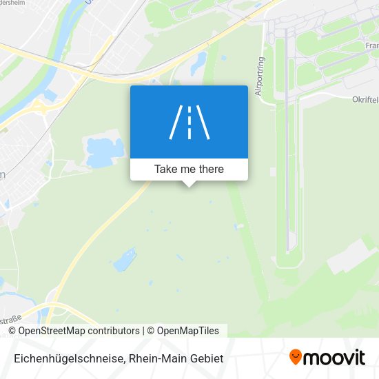 Eichenhügelschneise map