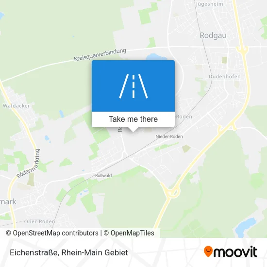 Карта Eichenstraße