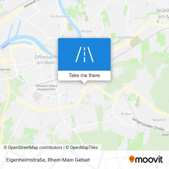 Карта Eigenheimstraße