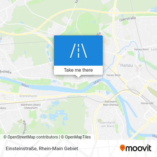 Карта Einsteinstraße