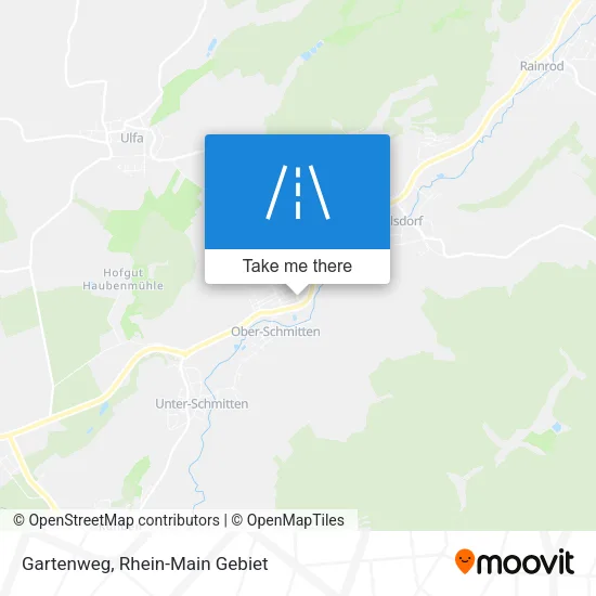 Карта Gartenweg