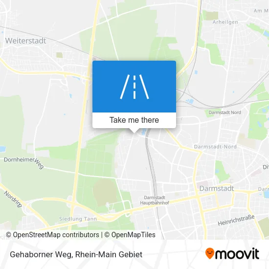 Карта Gehaborner Weg