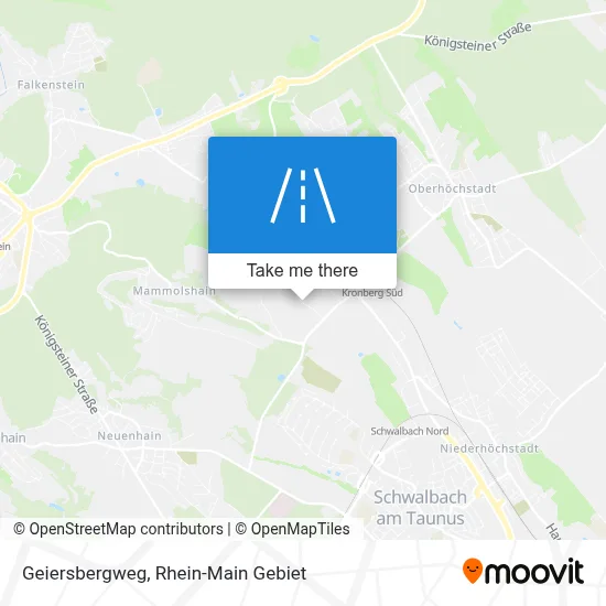 Geiersbergweg map