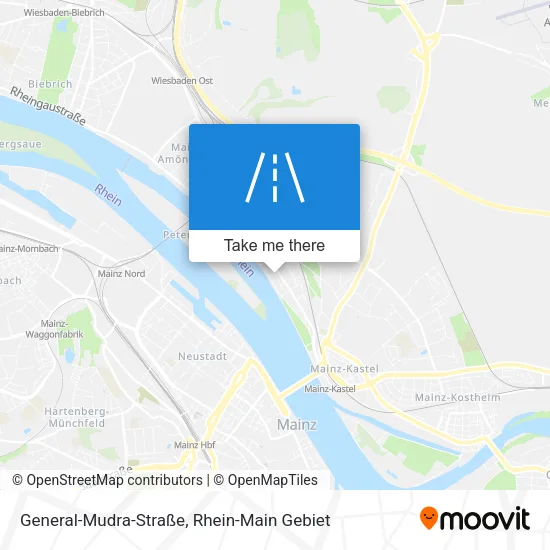 Карта General-Mudra-Straße