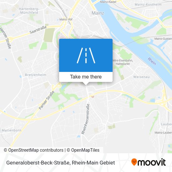 Generaloberst-Beck-Straße map