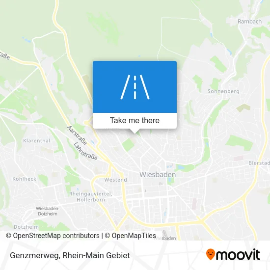 Карта Genzmerweg