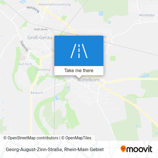 Georg-August-Zinn-Straße map