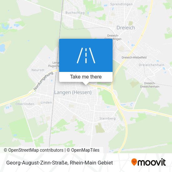 Georg-August-Zinn-Straße map