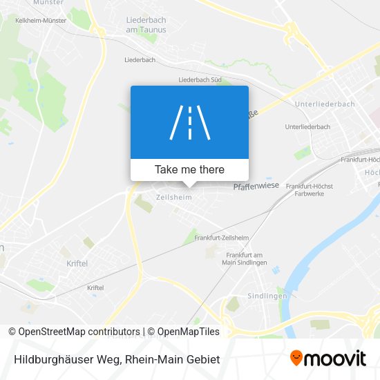 Карта Hildburghäuser Weg