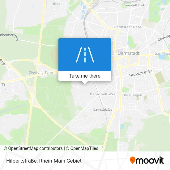 Карта Hilpertstraße