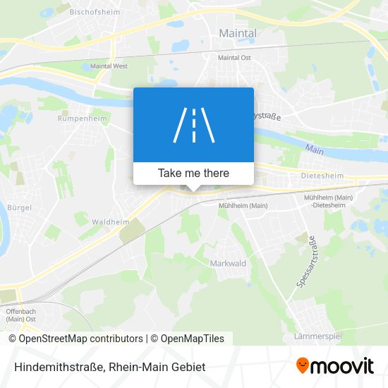 Hindemithstraße map
