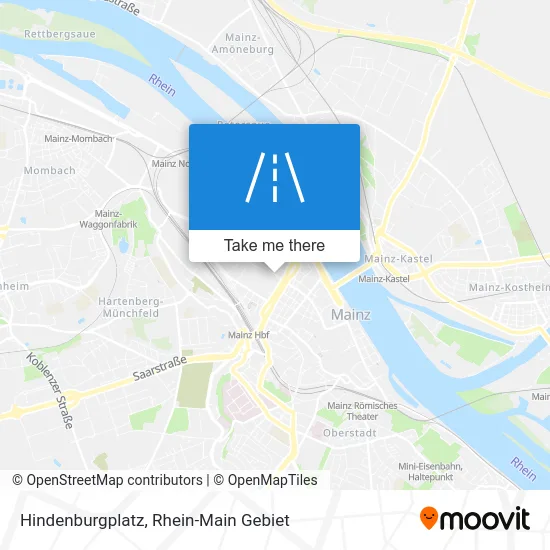 Карта Hindenburgplatz