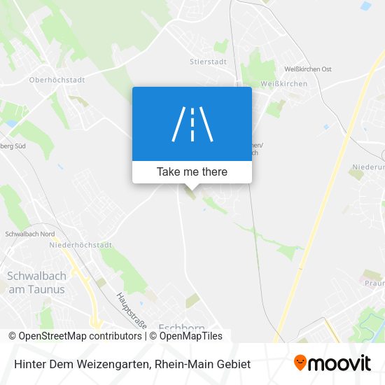 Hinter Dem Weizengarten map