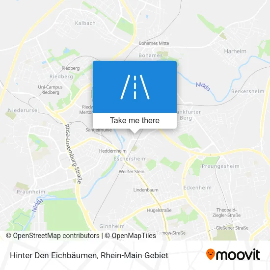 Карта Hinter Den Eichbäumen