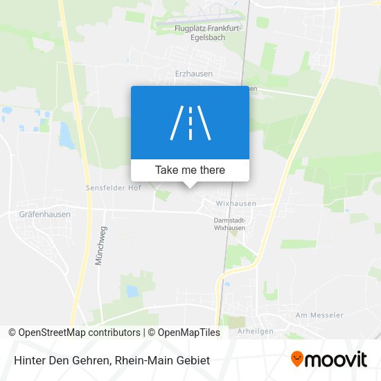 Карта Hinter Den Gehren