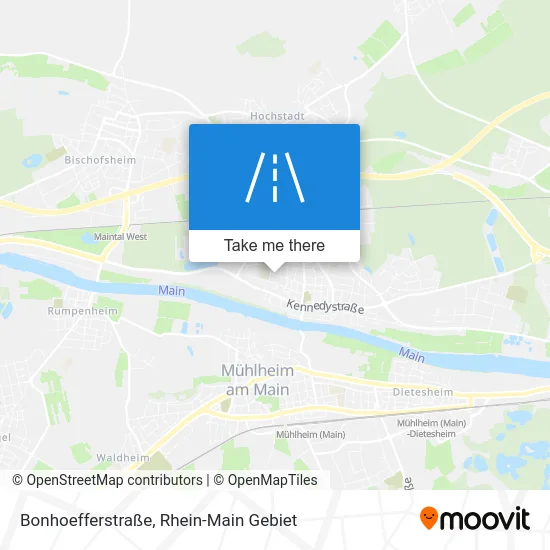 Карта Bonhoefferstraße