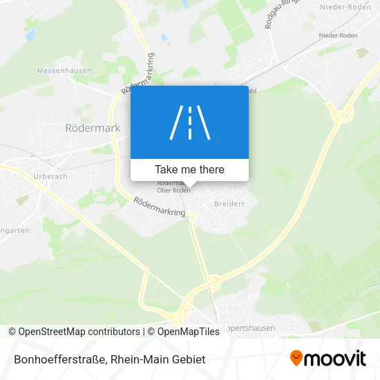 Карта Bonhoefferstraße