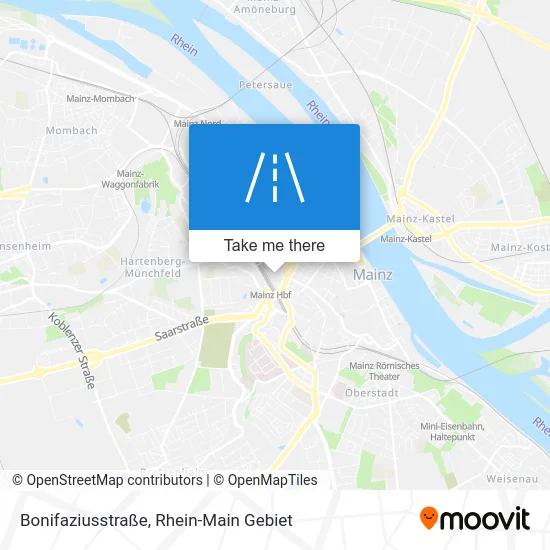 Карта Bonifaziusstraße