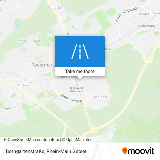 Карта Borngartenstraße