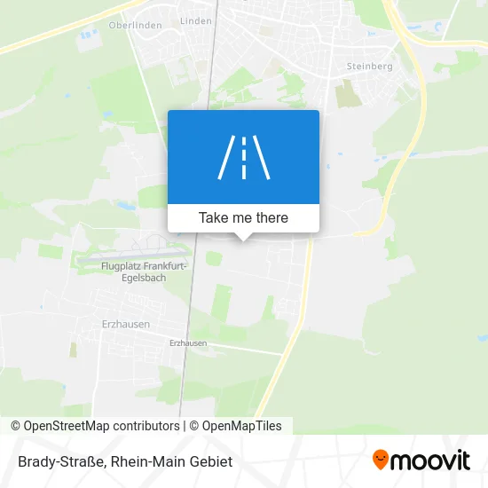 Карта Brady-Straße