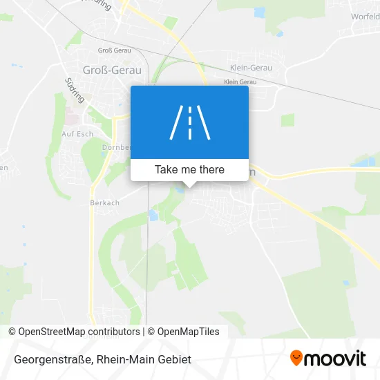 Карта Georgenstraße
