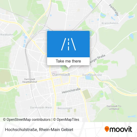Карта Hochschulstraße