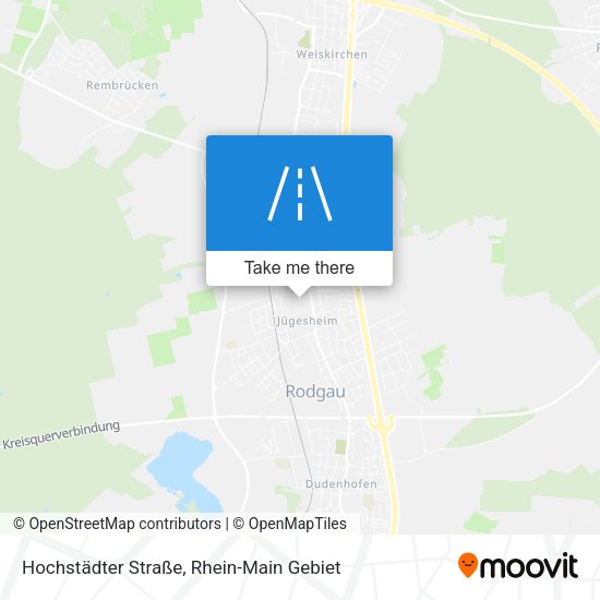 Hochstädter Straße map