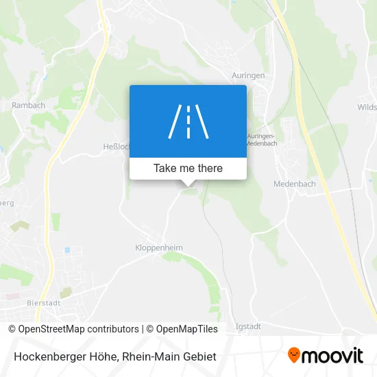 Карта Hockenberger Höhe