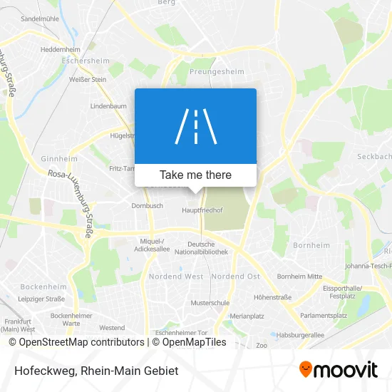 Карта Hofeckweg