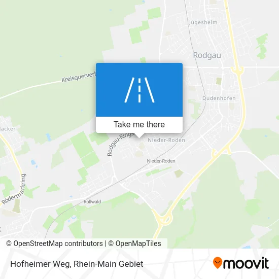 Карта Hofheimer Weg
