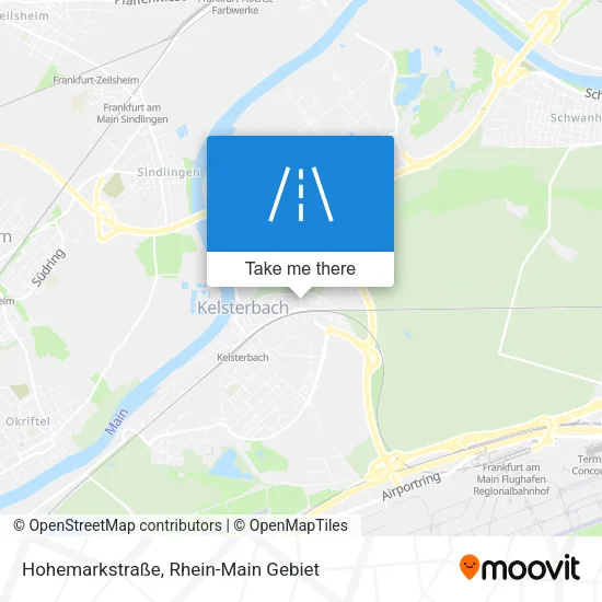 Карта Hohemarkstraße