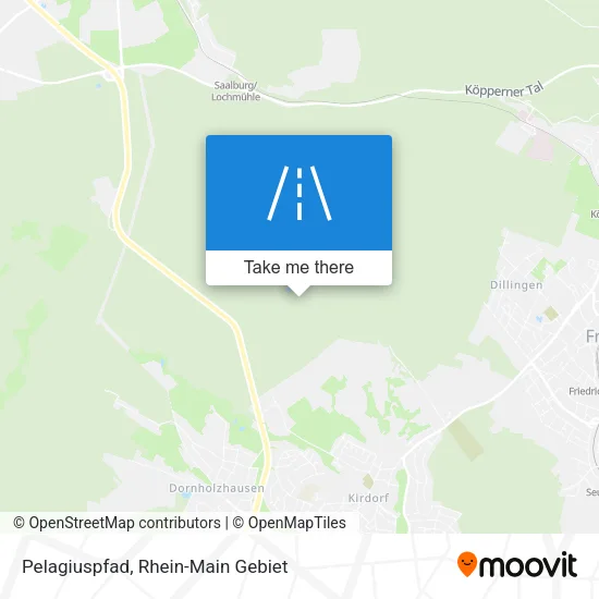Карта Pelagiuspfad